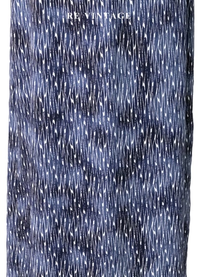 仲夏夜裡的藍色雨絲紋理長裙（31"）11