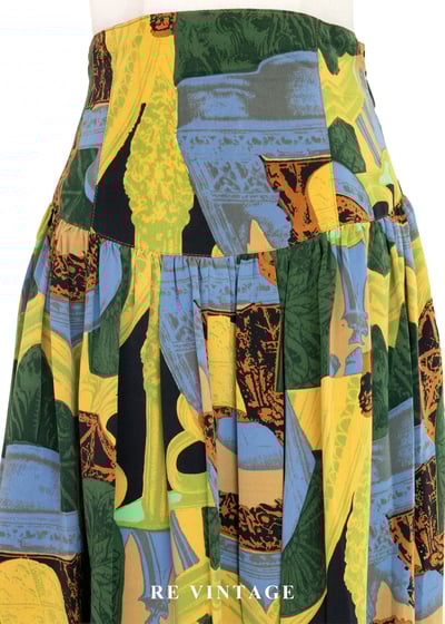 歐式熱帶植物與切割庭園長裙（27-28"）3