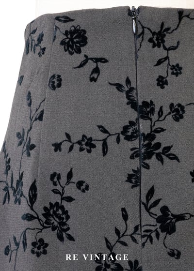 柔霧花園枝葉藤蔓短裙（26"）9