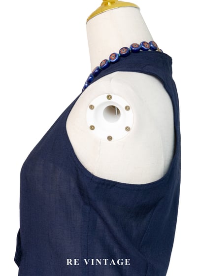 質感單品 - Navy Tailored Vest 金光雙排釦挖背背心7