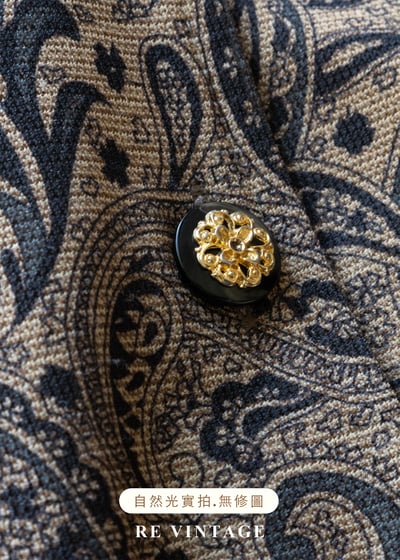 古董金紋變形蟲西裝背心12
