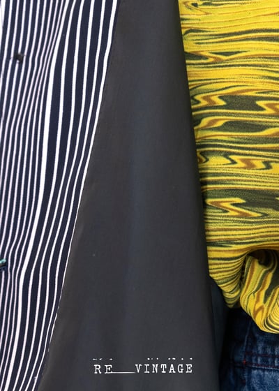 天天深藍線條薄款外套12