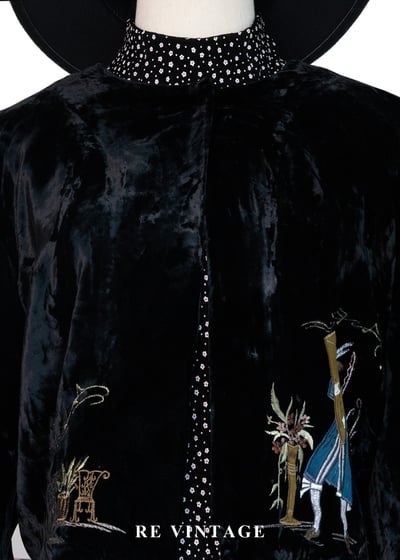 童話午夜劇場絨布短版外套3