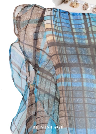 光影波浪荷葉透明系背心5