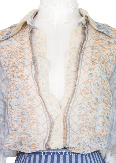 Pastel Echo 淡彩回音雪紡襯衫3