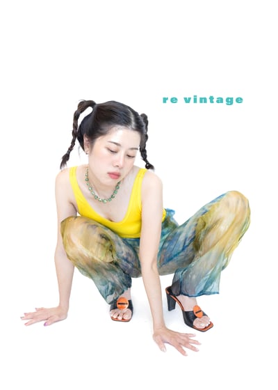 『紐約寶物』唯美透膚深海夕陽長褲4