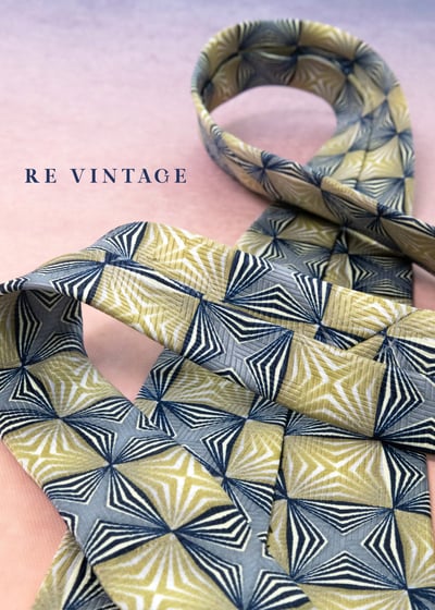 迷幻光線井格領帶7