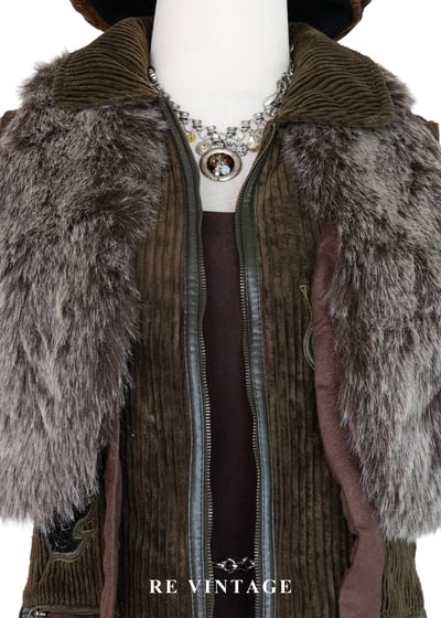 荒野獵人毛絨絨短版背心3