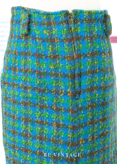 天空與草地交織的毛料短裙（26"）9