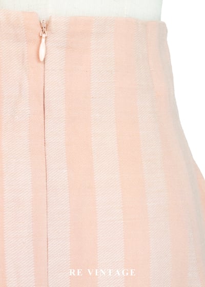 桃子粉溫柔邊界線條高腰長裙（25"）11