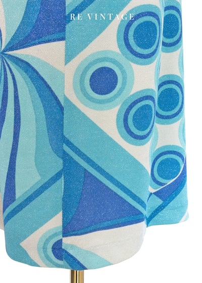 自由流動海洋波紋及膝美裙（26"）9