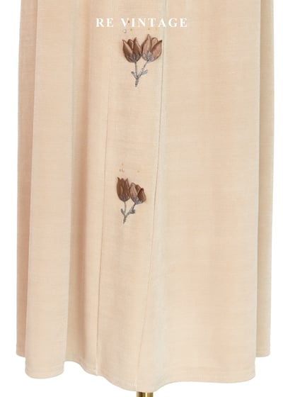 立體鬱金香大地色長裙（24-26"）6