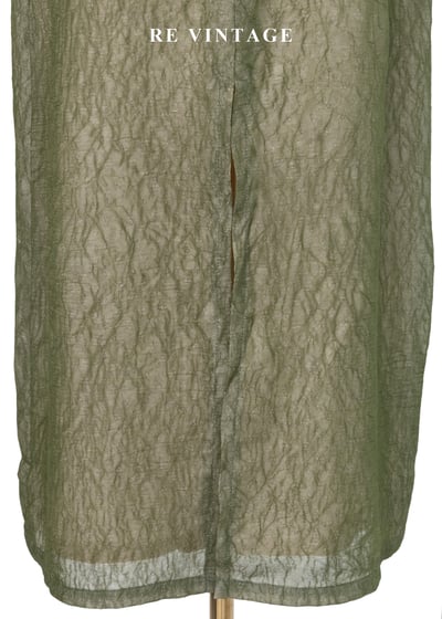 苔蘚與晨露橄欖綠長裙（26"）8