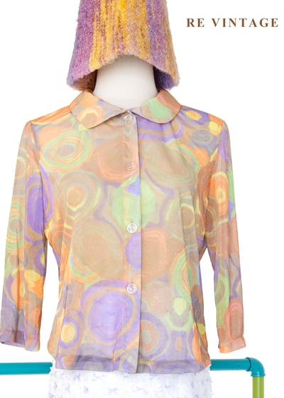 夢境中的行星帶網紗上衣8