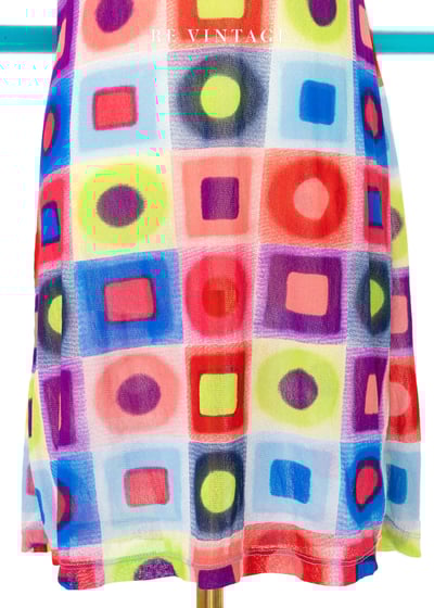 七彩霓虹燈閃閃彈性洋裝10