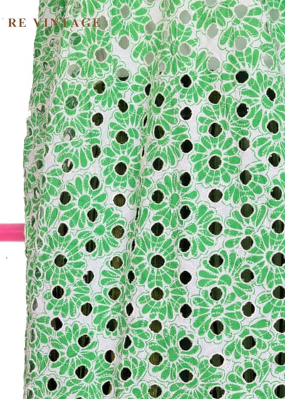 清新俏皮蕾絲花紋寬版上衣/迷你洋裝10