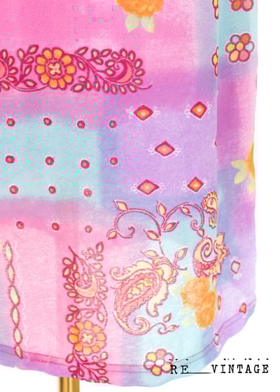 霓虹燈橘色玫瑰短裙（25"）4