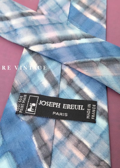 微醺天空藍菱格紋領帶3