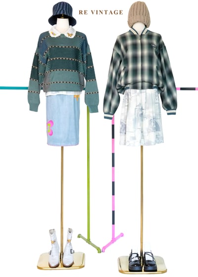 森林浴漸層格紋薄款夾克外套2