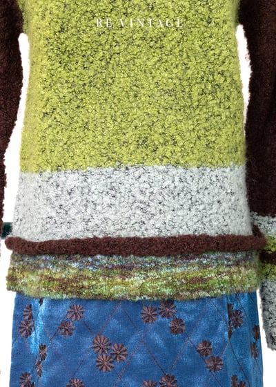 草綠色千層派針織毛衣4