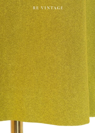 質感單品 - 暖暖芥末黃質感短裙（27"）4