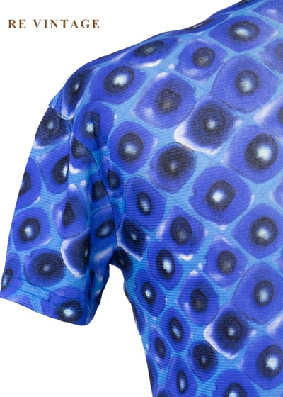 迷幻暈染同心圓網紗上衣10