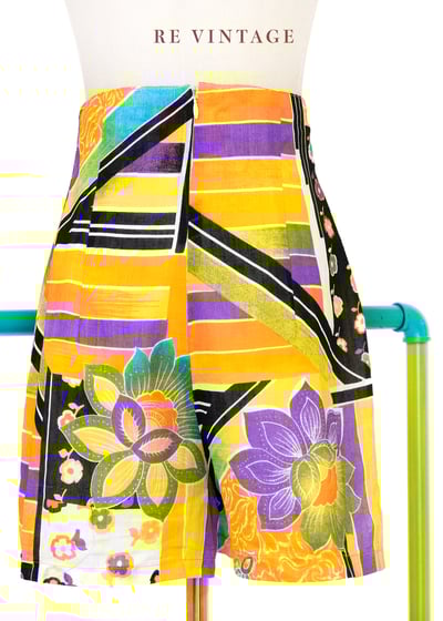 套裝短褲 - 搖擺花拼派對短褲（23"）10