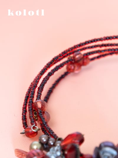 『法國寶物』紅石榴皇后頸鍊7