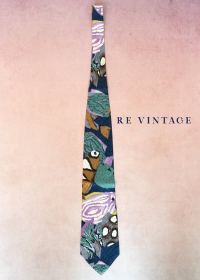 水下迷宮色塊領帶5