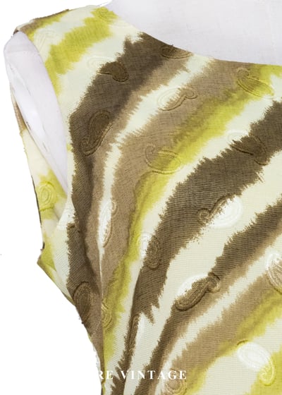 泥土與草地的復古詩長洋裝7