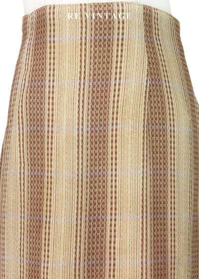 麥田裡的守望者編織條紋窄裙（26"）3