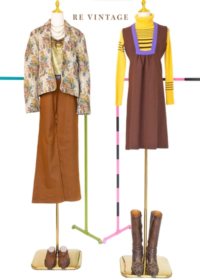 『歐洲寶物』Brunette 氣質版型剪裁秋冬洋裝2