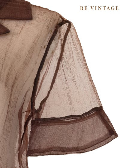 Dark Roasted Coffee Bean 透膚襯衫5