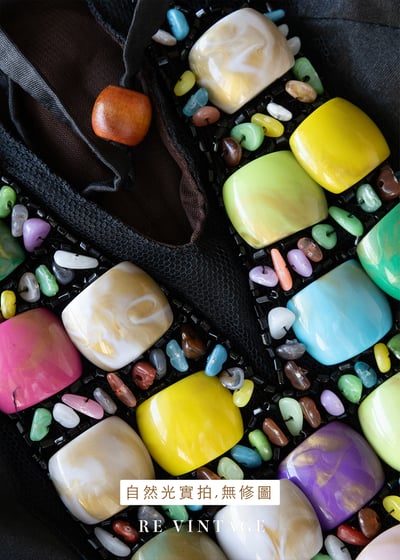 義大利製 - 異國色珠波西米亞迷你洋裝14