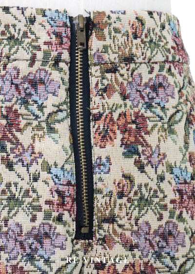 Tapestry Bloom 古世紀優雅花瓣短裙9