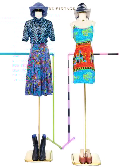 視覺靈魂長頸鹿紋透膚上衣2