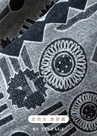 摩登時代爵士圖騰滿版印花高腰寬褲（25"）13