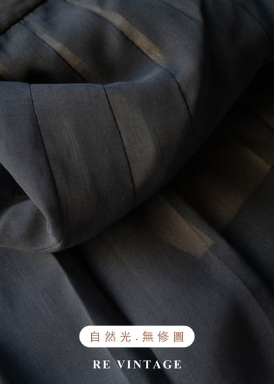 墨灰半透視百褶長裙（27"）14