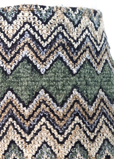 山間美景毛呢及膝裙（24.5"）10