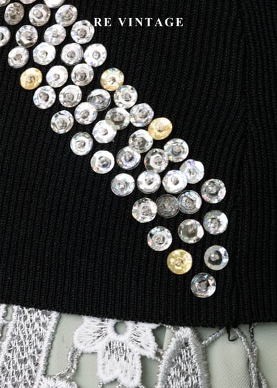 霓虹城市電流心跳針織背心9