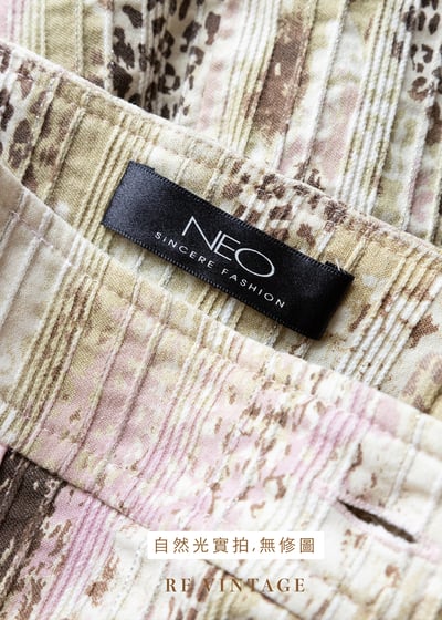 套裝短裙 - 日落柔粉豹影短裙（26-27"）13