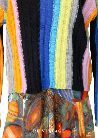 日本製 - 彩虹線條針織毛衣4