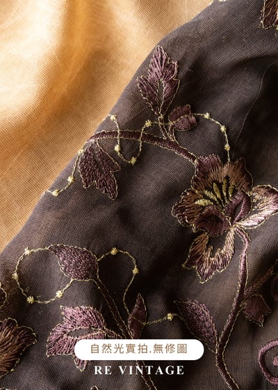 咖啡漸影花香韻味長洋裝17