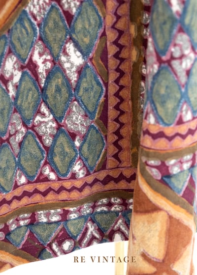 Bohemian 完美拼貼印花長裙（26-27"）9