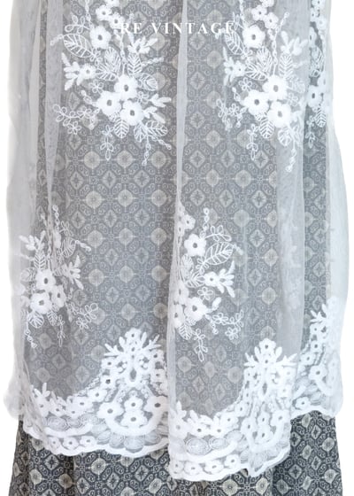 風的形狀。雲的呼吸蕾絲長版罩衫12