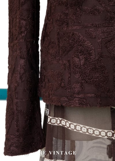 浮花星星巧克力色上衣13