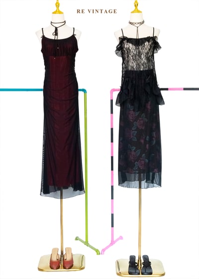 夜裡的黑天鵝蕾絲細肩帶背心2