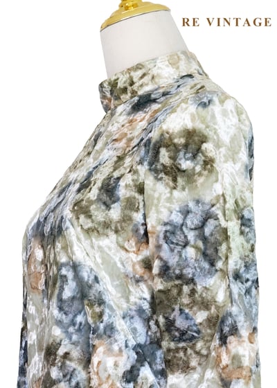 套裝上衣 - 礦石橫切面燒絨絨布上衣7