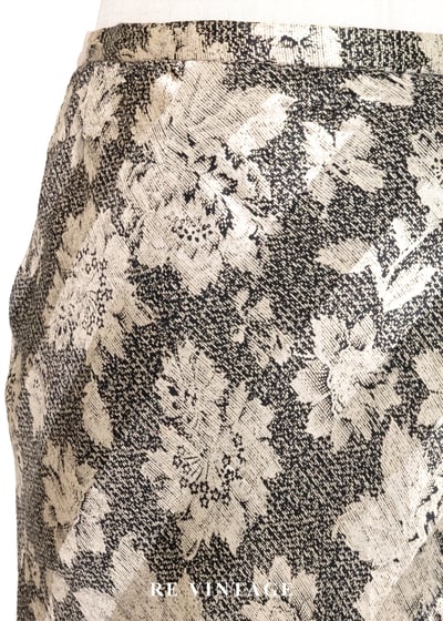 珠光古典花卉貼臀長裙（26"）6