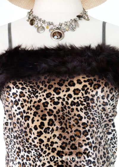 Velvet Wild 絨毛小豹細肩帶背心3